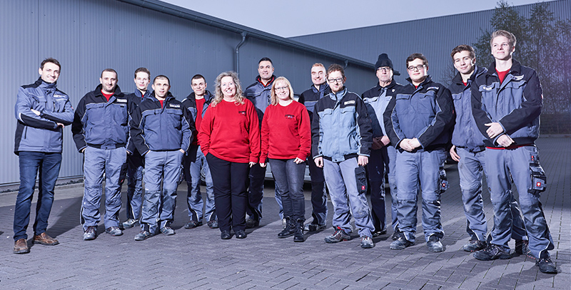 Das Team von Larsson & Pelz Elektroanlagen in Wunstorf